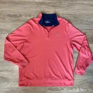 Large Vineyard Vines Quarter-Zip Sweater